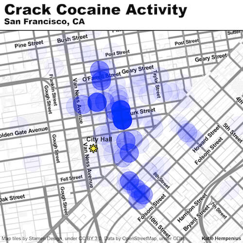 Crack Activity in San Francisco
