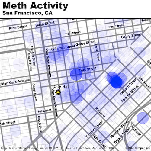 Meth Activity in San Francisco